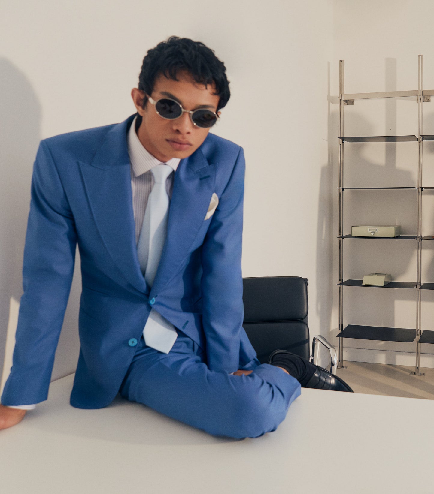 Cornflower Blue Suit