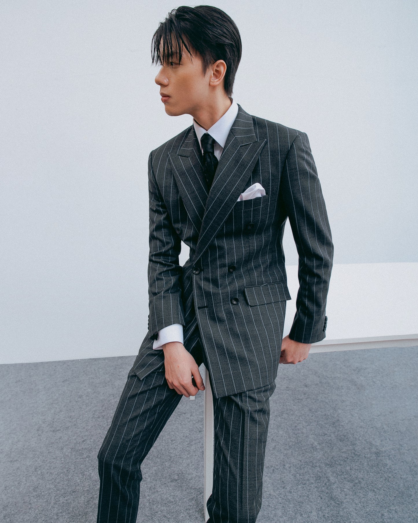 Pinstripe Suit
