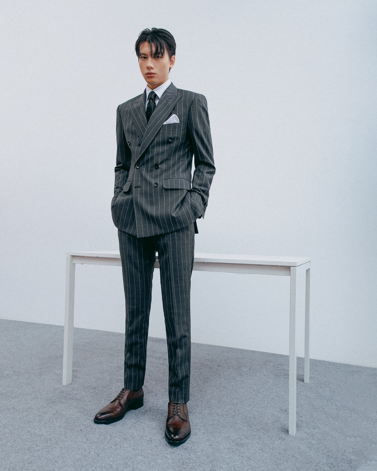 Pinstripe Suit