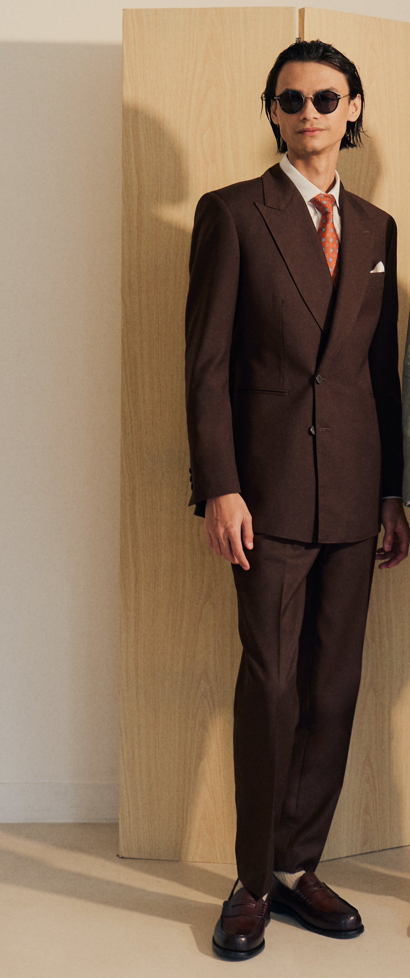 Espresso Double-Breasted Suit