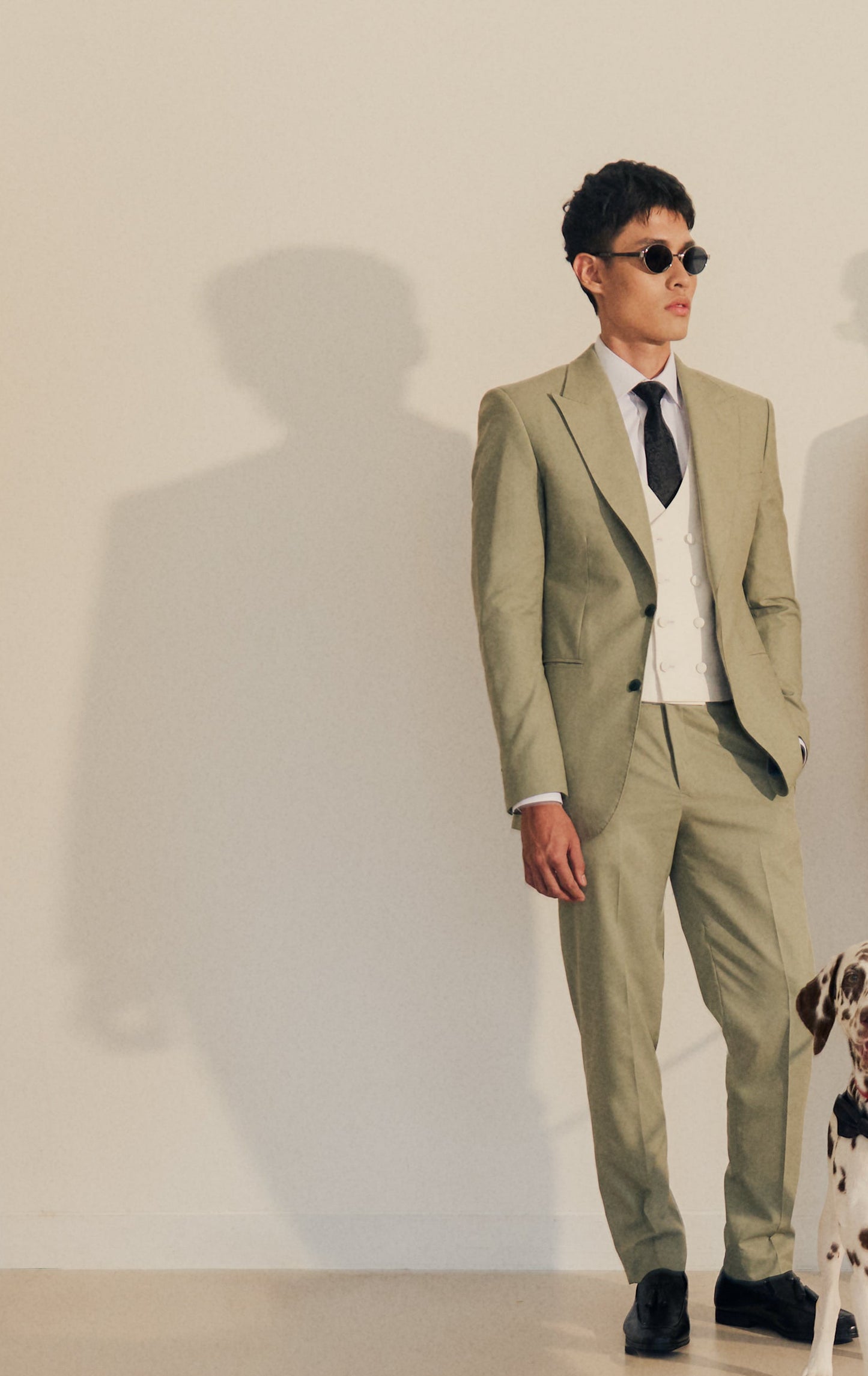Celadon Three-Piece Suit