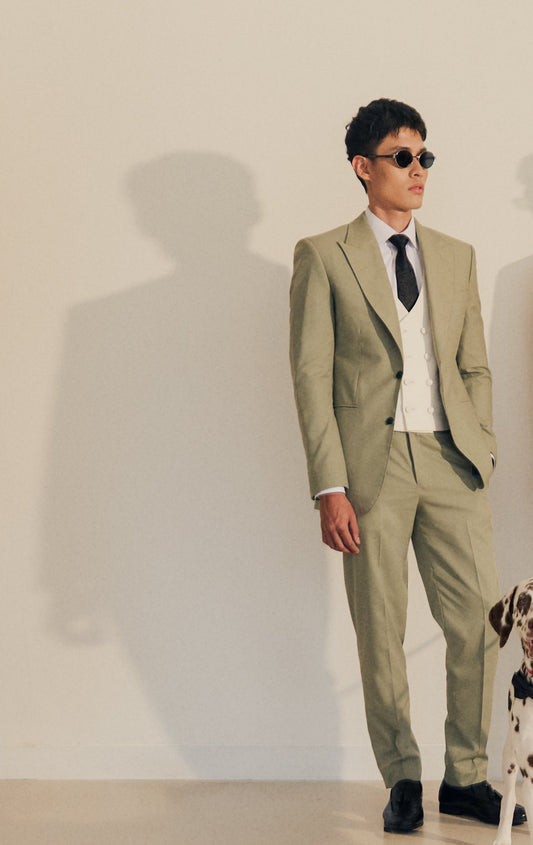 Celadon Three-Piece Suit