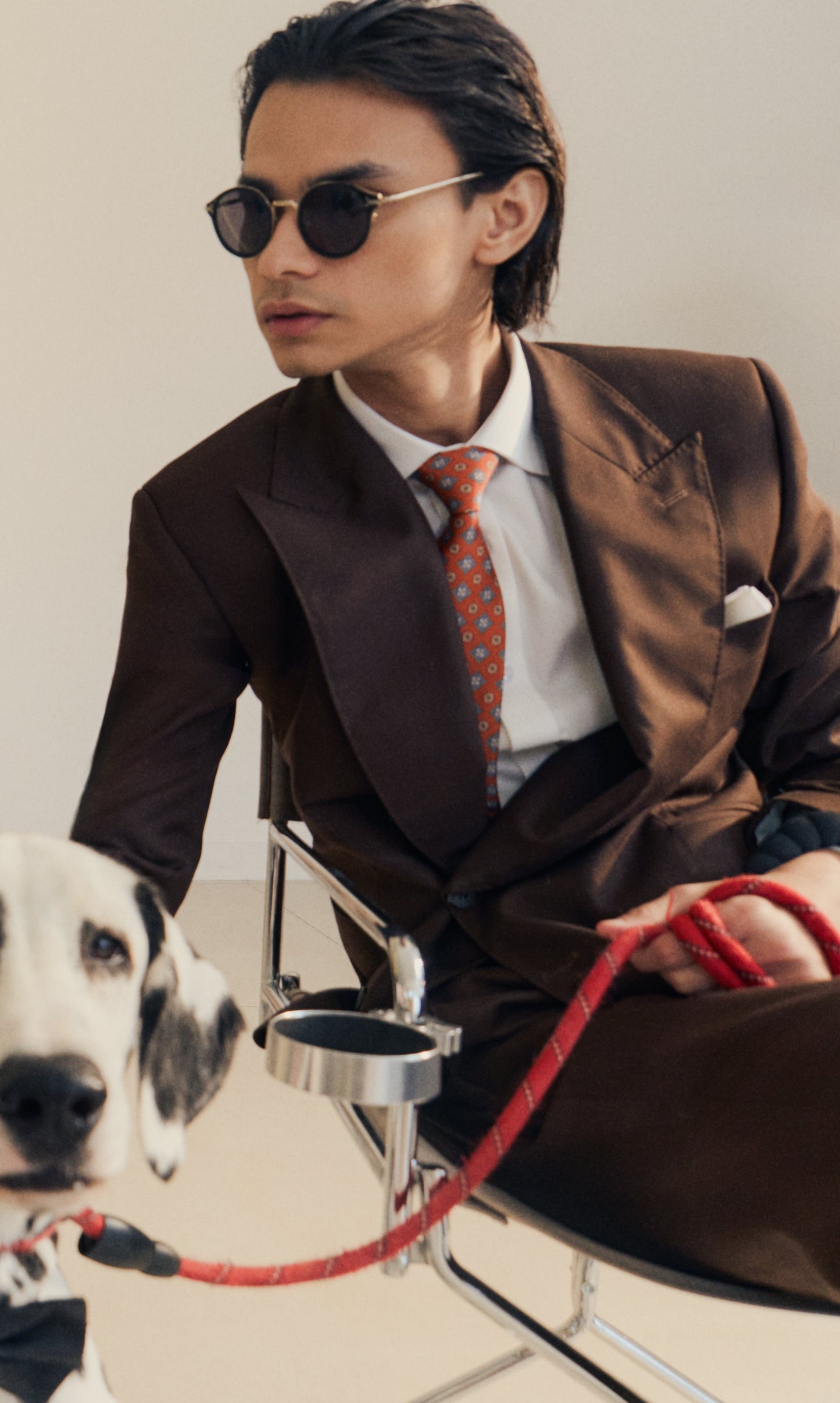 Espresso Double-Breasted Suit