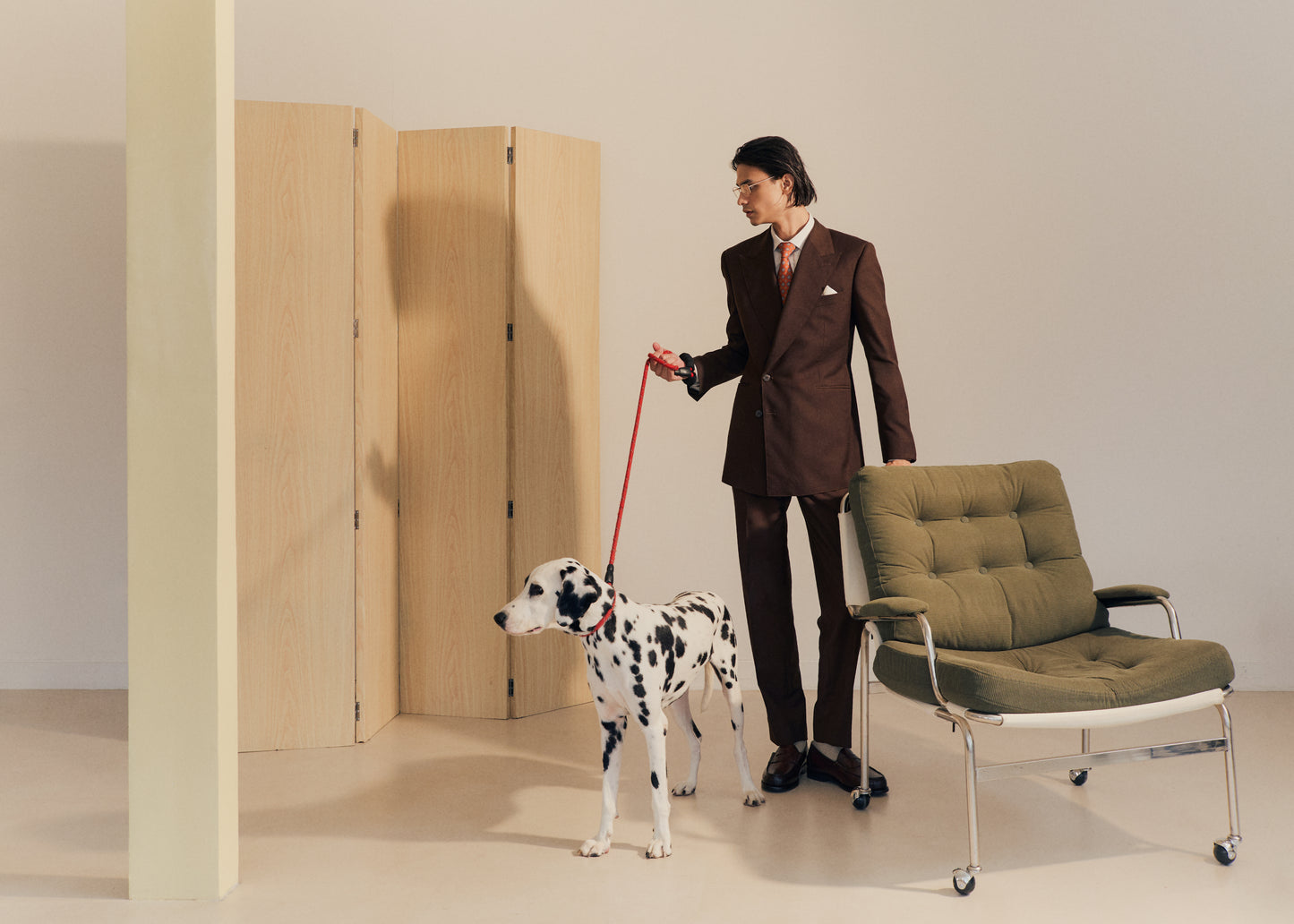 Espresso Double-Breasted Suit