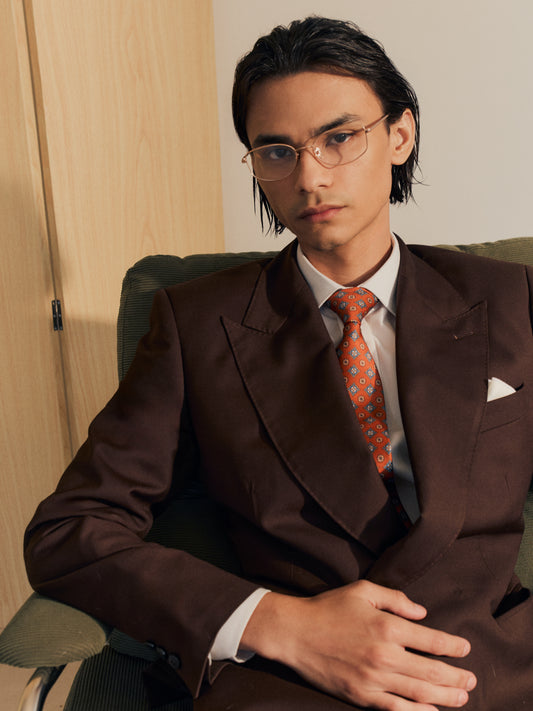 Espresso Double-Breasted Suit