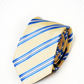 Yellow Tie with Blue Accents