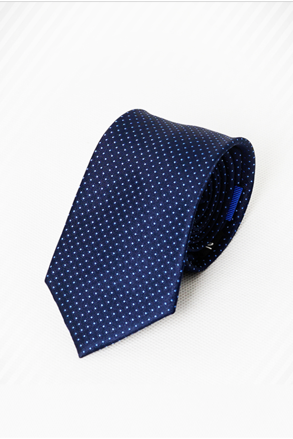 Blue Polkadot Tie